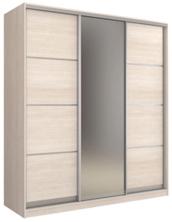 Шкаф купе три двери средняя зеркальная
