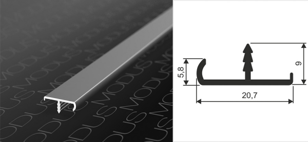 Алюминиевый фасад врезной T18-02