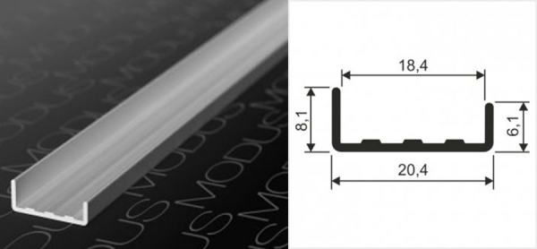 Алюминиевый фасад C18-01