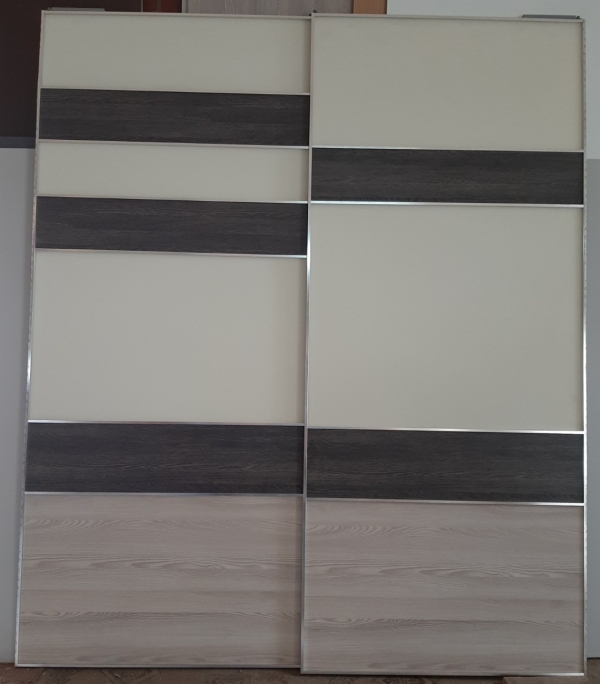 Двери для шкафа купе комбинированные ДСП EGGER