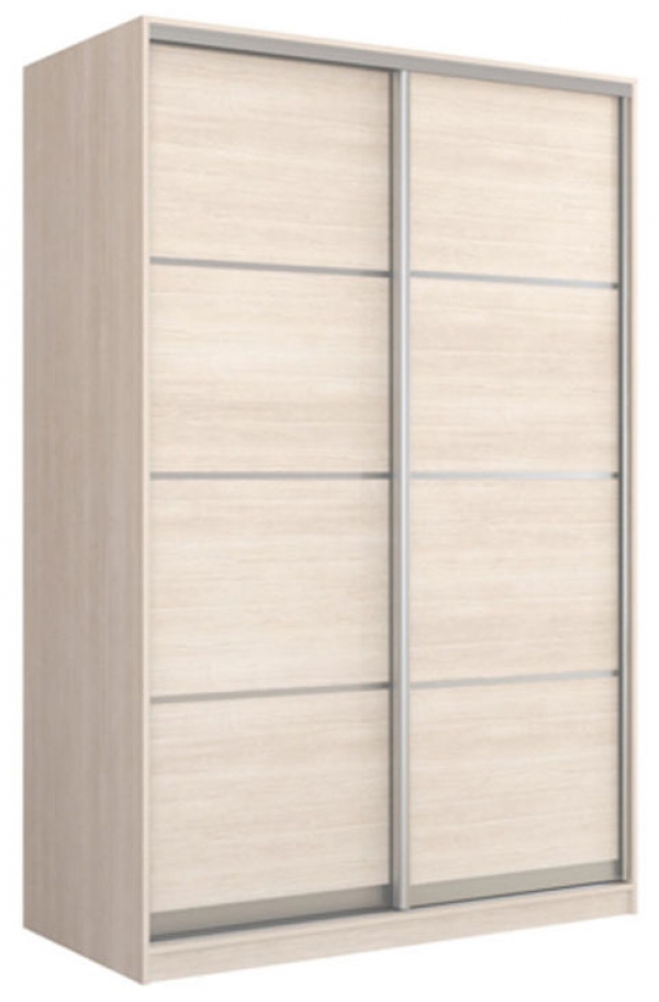 Шкаф купе двухдверный дуб светлый без зеркала
