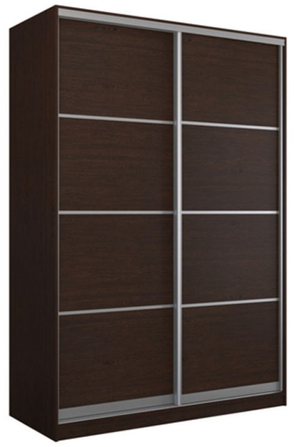 Шкаф купе двухдверный венге без зеркала